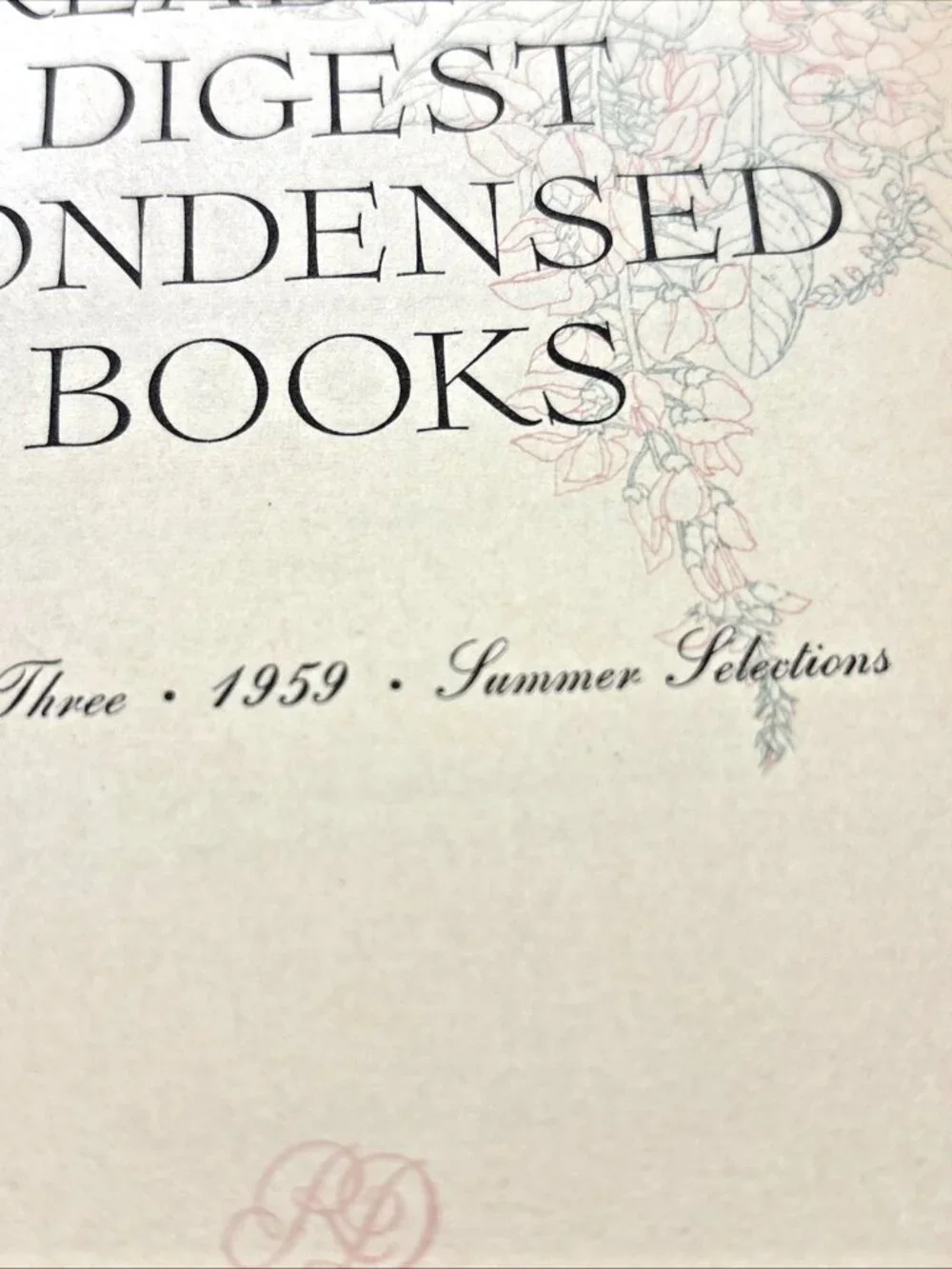 2 Reader's Digest condensed books 1959 hardcover no dust jackets Vtg